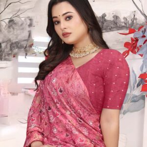 Sonali georgette saree with beautiful  border